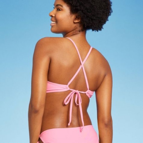 NWT Wild Fable Striped Crochet Bralette Bikini - Picture 3 of 9